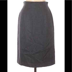 Jason Prescott Graywool lined suit skirt 5/6